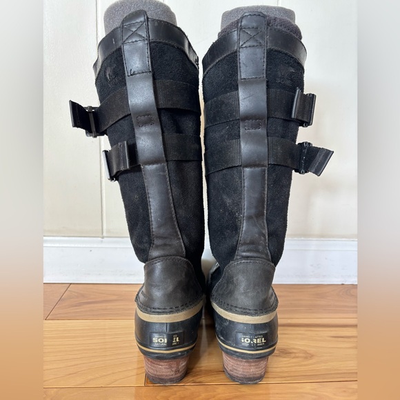 Sorel Women’s Conquest Carly ll Waterproof Duck Snow Boots NL2273-011 SIZE 8 - Picture 2 of 8